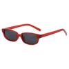  New Ins Popular Fashion Small Rectangle Polarized Men Sunglasses Shades UV400 Retro Leopard Tea Women Punk Sun Glasses