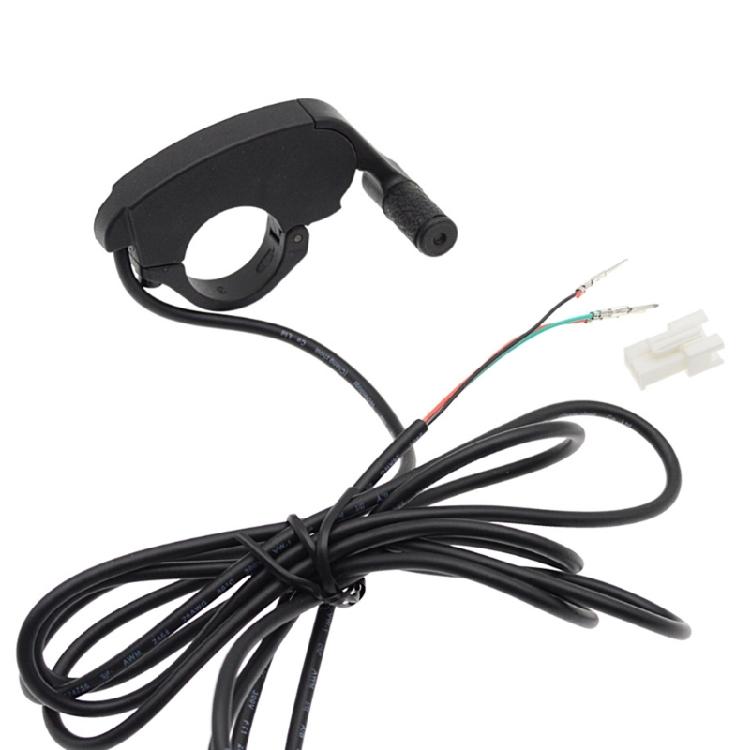 Electric Bike Thumb Input Assembly with ABS Bar Mount and Cable for Daily Unit Exchange, Fit Review and Service