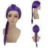 Kids Girls Cosplay Wig Mira Rumi Zoey Kpop Demon Hunters Purple Black Red Long Hair Halloween Cosplay Props-Children Version