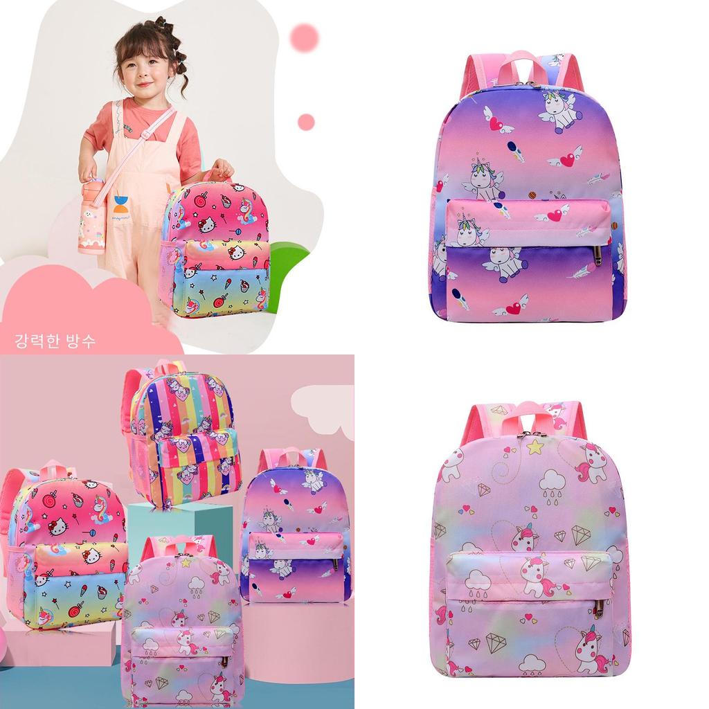 Adorable Cartoon Kindergarten Backpack For Girls Aged 3-6 Lightweight Durable Nylon