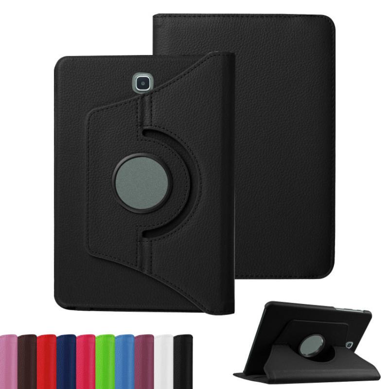 Versatile Rotating Stand Case Cover For Samsung Galaxy Tab A 7.0 8.0 9.7 10.1 T580 With Anti-dirt And Anti-fingerprint Features
