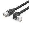 Cat5e Networking Cord with Angled RJ45 Connectors Flexible Cat5e Ethernet Networking Cable for Tight Space Electronics