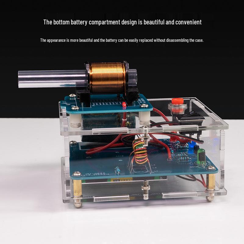 DIY Electromagnetic Cannon Kit: Long-Range High-Voltage Coil Circuit for Science Experiments
