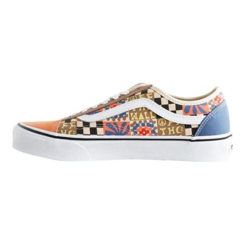 Vans Baskets basses Old Skool Tapered en toile pour le skate Unisexe Marron Orange VN0A54F4B2X