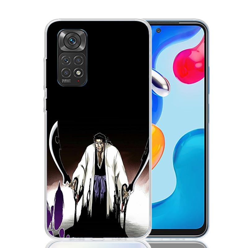 Bleach Kyoraku Shunsui Phone Case For Xiaomi Redmi Note 15 14 13 12S 12 Pro Plus 11S 11E 11 11T 10S 10 Art Soft Pattern Cover Re