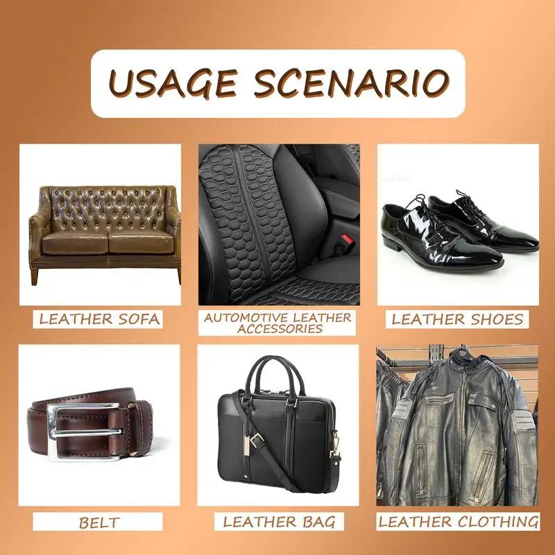 Lederreparaturcreme Lederreiniger Weichmacherbalsam Lederglanz für Taschen Schuhe Pferdesattel Handschuhe Autositze und wasserdicht