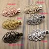2pcs/lot 20x36mm Copper Hair Claws Accessories for Women Hair Clips Findings Prong Alligator Hairpin for DIY Hair Jewelry Making