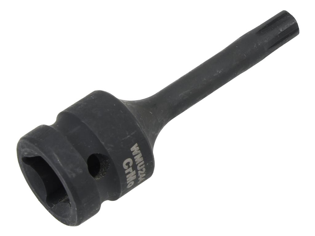 Impact socket, 1/2" ribe RM8 made of CrMo steel, Waryński