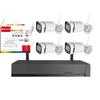 5MP Wireless Outdoor Waterproof Intercom & WiFi Surveillance Camera NVR Kit