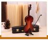 Mini Violin Model - Musical Instrument Decor Gift for Friends, Birthday, or Christmas