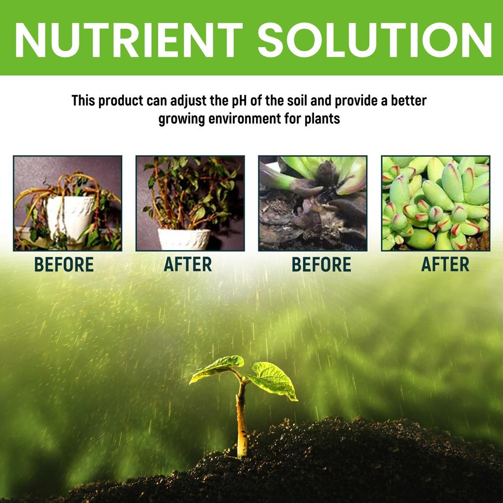 100ML Plant Nutrient Solution, Yellowing And Falling Leaves Of Flowers And Lawns, Universal Plant Seedling Strengthening Nutrient Fertilizer