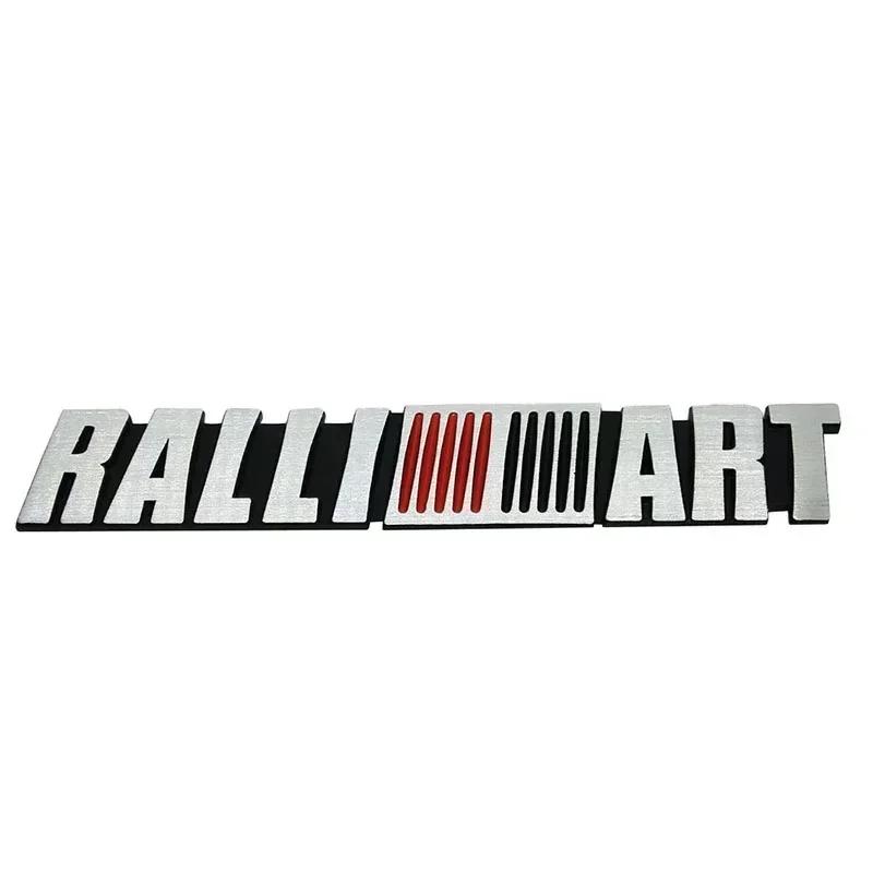 For Mitsubishi RALLIART ASX Triton Outlander Lancer Mirage Xpander Triton Metal 3D Car Front Grille Badge Rear Trunk Sticker UG2