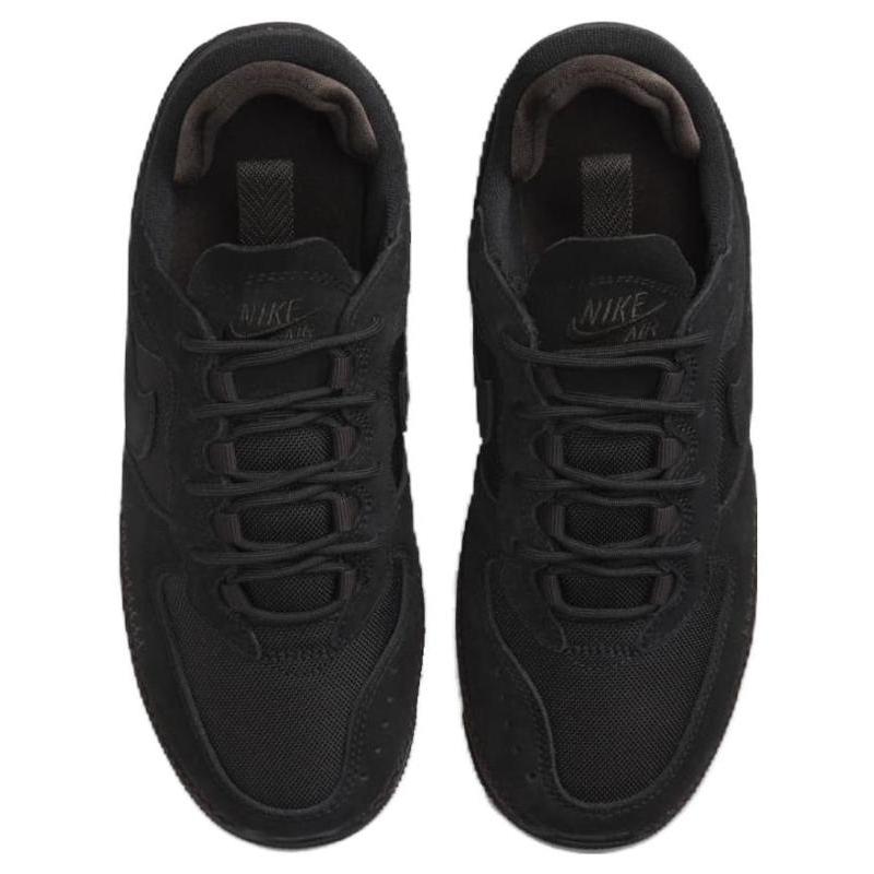 Nike Air Force 1 Wild Low Black Velvet Brown Women's Sneakers FB2348-001