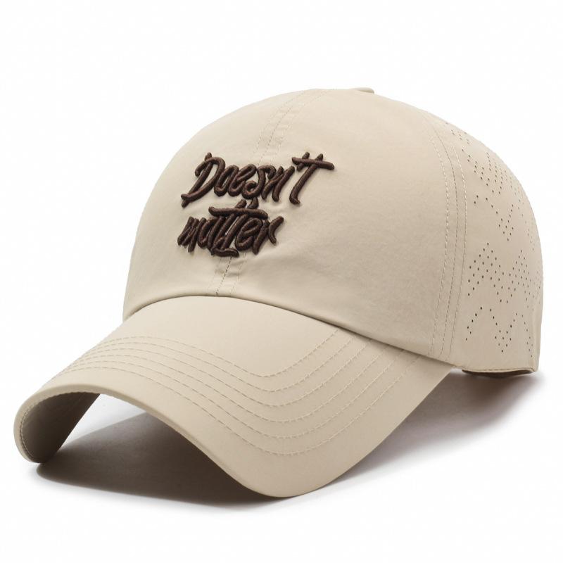 Summer Sunshade Sunscreen Cap Men Women Outdoor Sports Lightweight Quick-Drying Breathable Baseball Cap