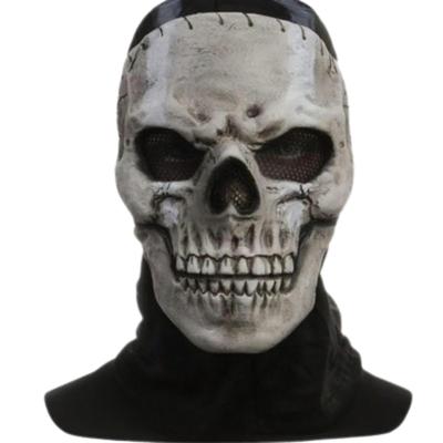 Ghost Balaclava Halloween Cosplay Skull Mask Face Mask Horror Costume Scary [kaoco] (Skeleton)