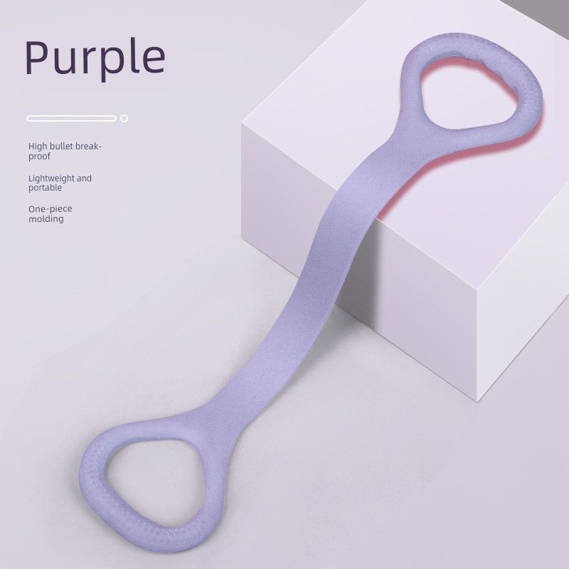 

8 Слов Эспандер для груди Открытая спина Фитнес Женский Эластичная лента Натяжения Тренажер для дома Йога Открытые плечи Красивая спина Нейтральный Purple 45cm