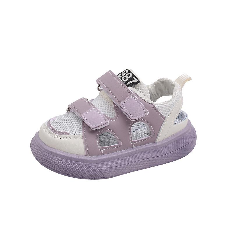 Kids' Summer Breathable Mesh Sandals - Boys' and Girls' Korean Style Skate Shoes