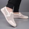 Summer Men's Lightweight Slip On Loafers Male Mesh Casual Shoes Breathable Walking Shoes For Men Soft Sole Sneakers