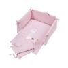 Cot Bedding Set Colecho Light Pink Cotton