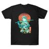 Breath of Water Ukiyo Samurai T Shirt Short Sleeve 100 Cotton Casual Tshirts Loose Top Size S3XL