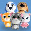 Adorable Talking Tom Cat Plush Doll Kids Toys Cartoon Animal Dog Toddler Gift