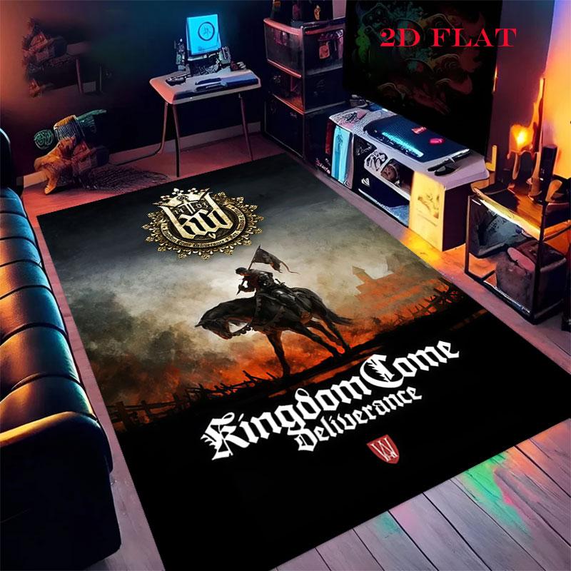 Kingdom Come Deliverance Carpet Rug for Living Room Bedroom Home Sofa Decoration,Kids play Nonslip Floor Mat