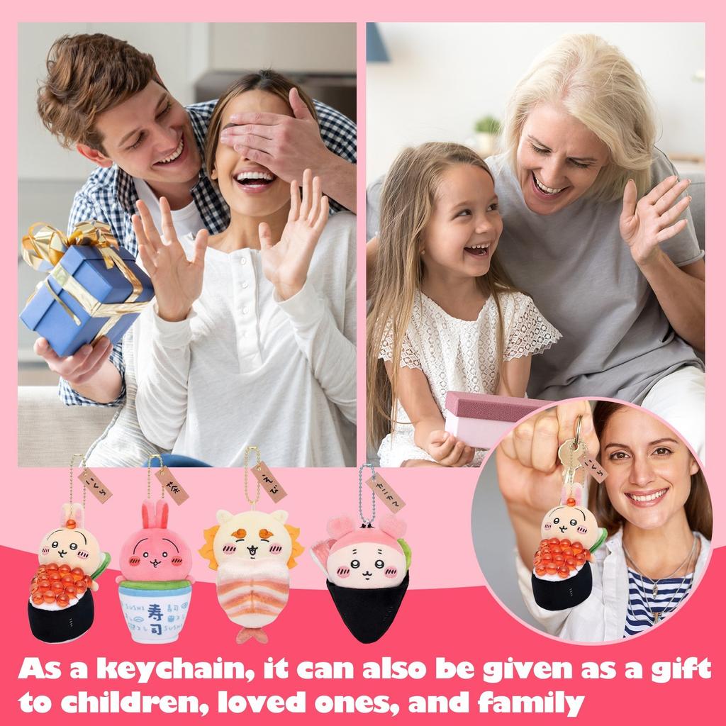 Kreslená Roztomilá Panenka Plyšová Hračka Klíčenka Malý Přívěsek