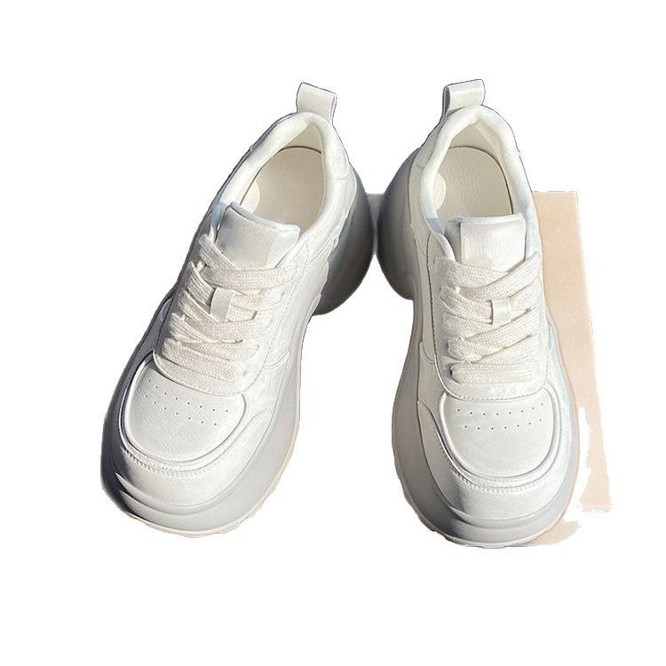 Height-increasing casual sports shoes platform sports shoes women's 2025 new small women's shoes with wide-leg pants trend
