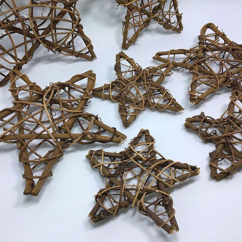 Graceful Christmas Natural Dried Rattan Wreath For Memorable Holiday Decor