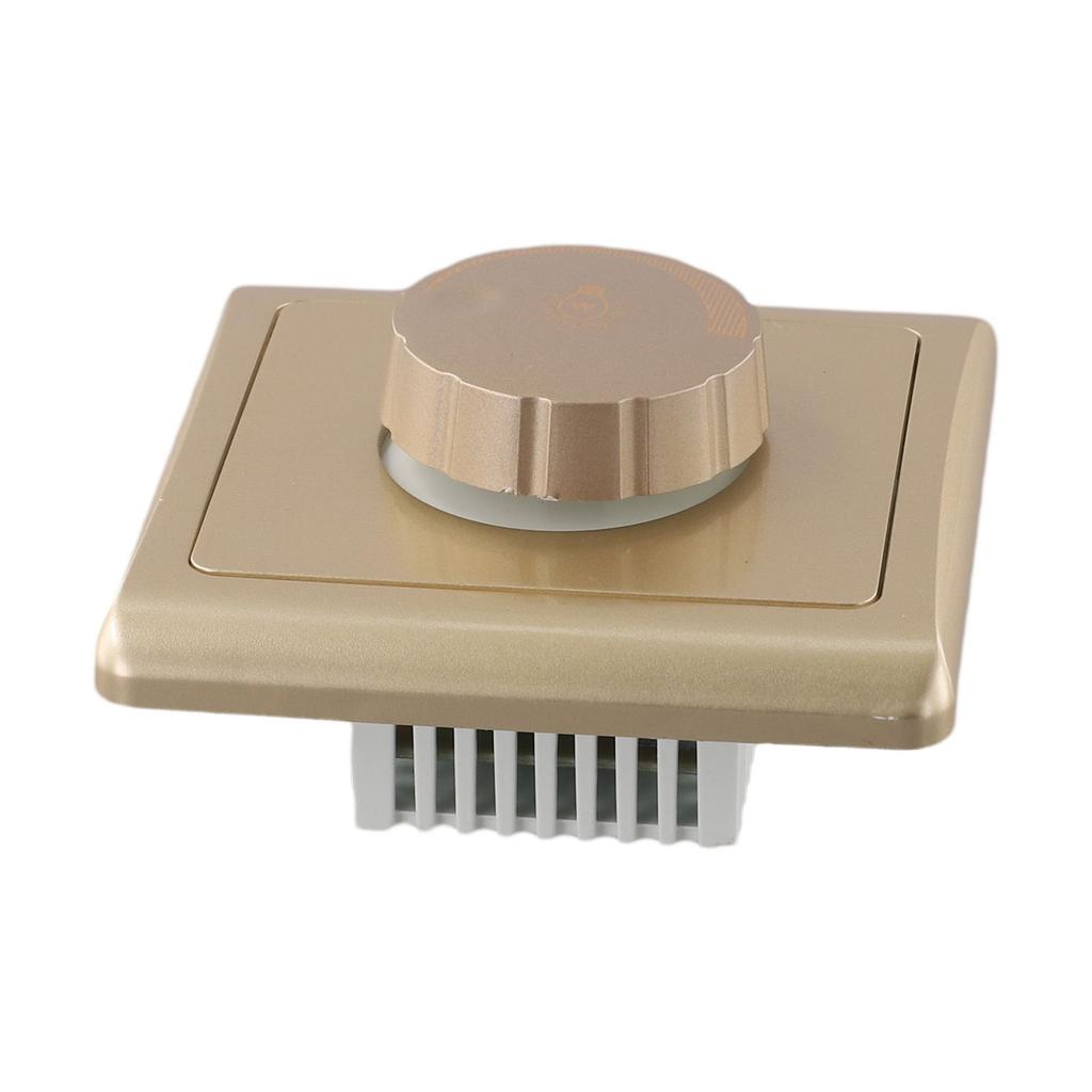 Adjustable Brightness 1-Gang Dimmer Task Lighting Compatible With Incandescent Operating Voltage 250V For Incandescent Bulbs