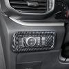 For Ford Explorer -2024 Carbon Fiber Headlight Switch Frame Trim 1pcs