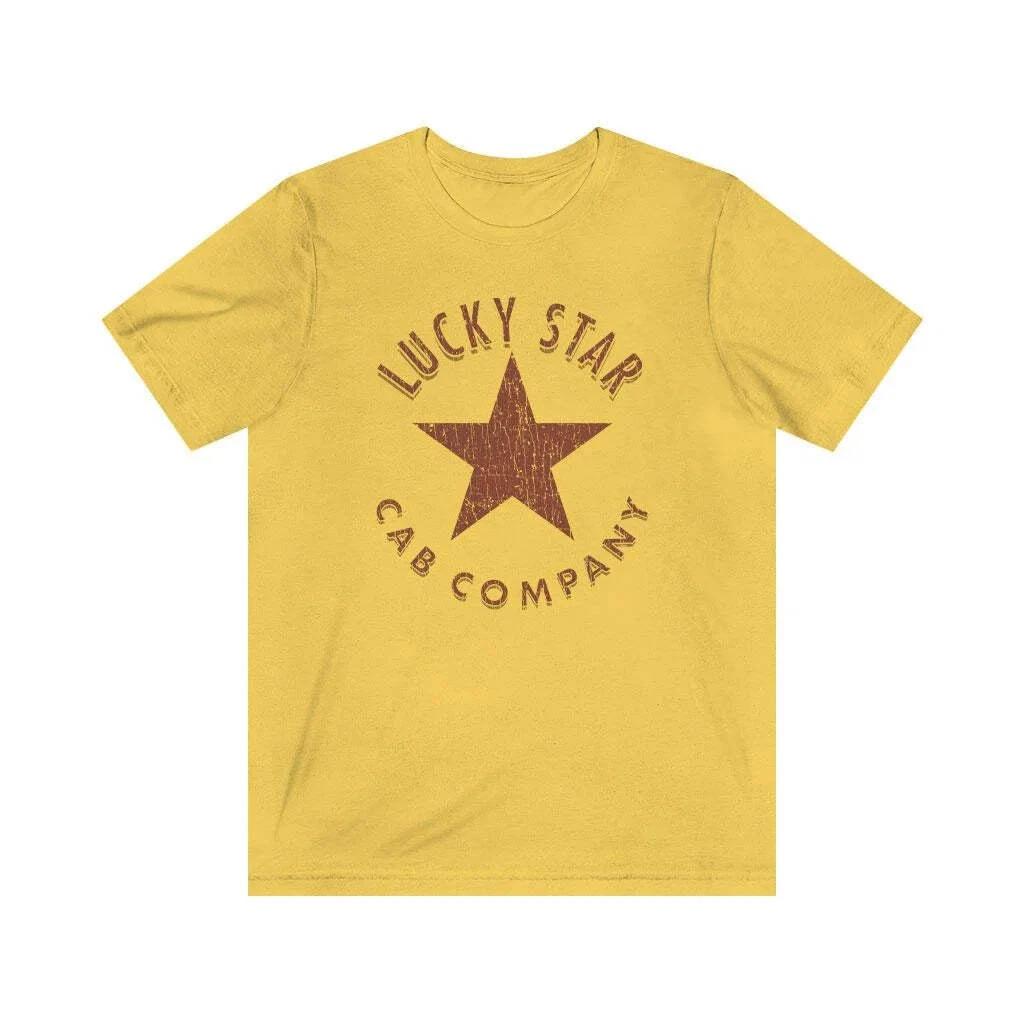 Lucky Star Cab Company 1942 Vintage Men s T shirt M
