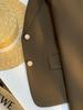 Women's 2025 Autumn Khaki High-End French Slimming Blazer Suit