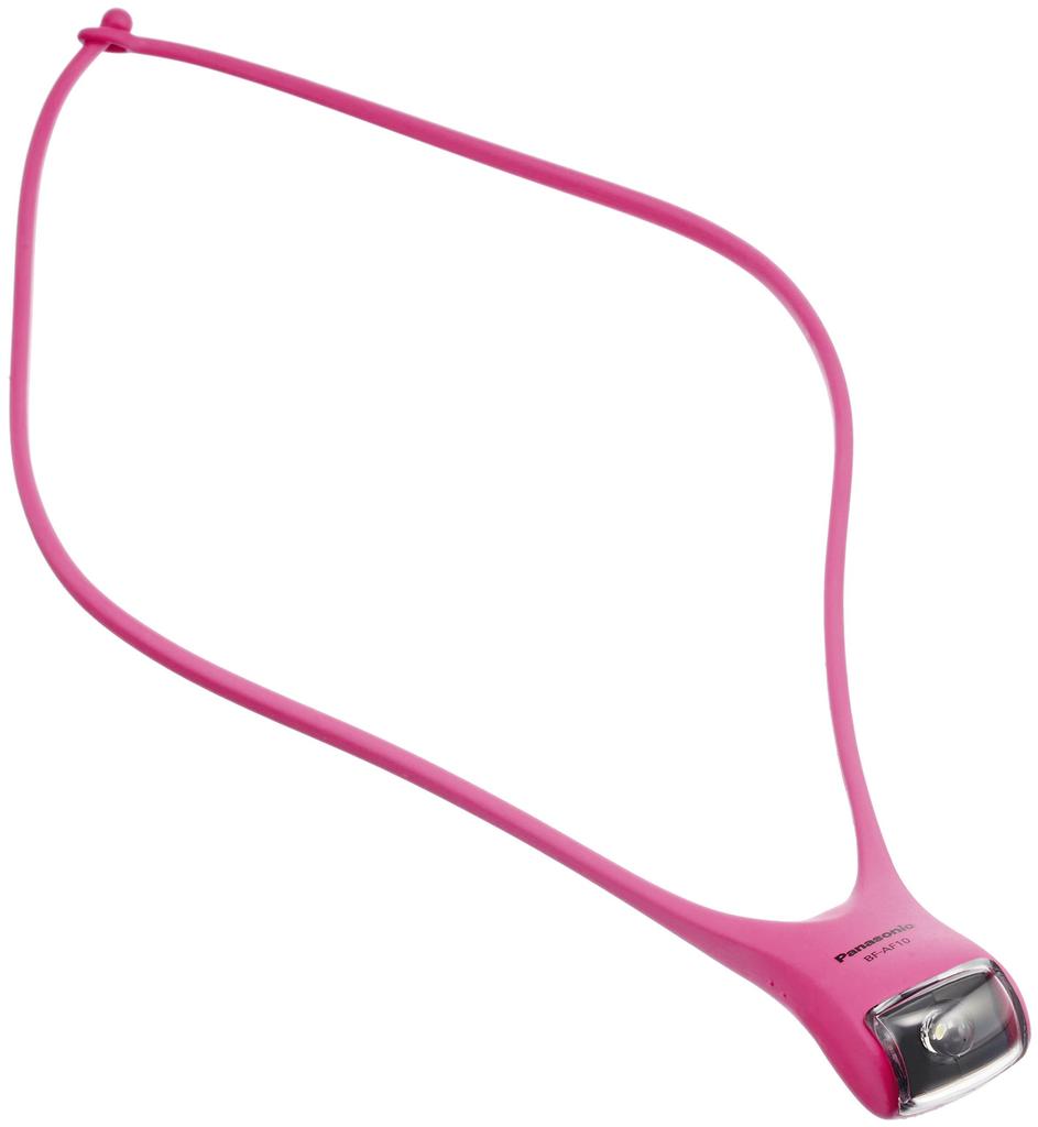 Panasonic LED-Halsleuchte Freihändig Tragbare Leselampe, Knalliges Pink, BF-AF10P-R, Batteriebetrieben