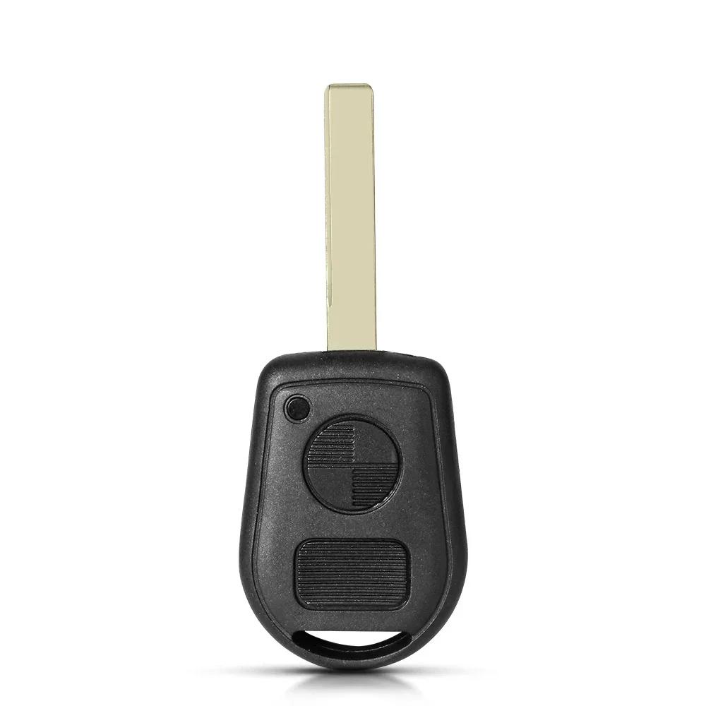 Dandkey S Obudowa Kluczyka Zdalnego Do Bmw E31 E32 E34 E36 E38 E39 E46 Z3 Z4 Pilot Kluczyka Hu92 Hu58 Niecięty Ostrze 2/3 Przyciski Pilot Kluczyka Etui Samochodowe