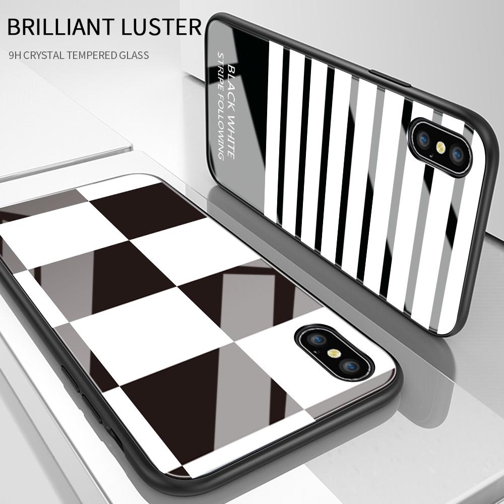 

Роскошный 3D-мультяшный узор из глянцевого закаленного стекла для телефона Защитная крышка