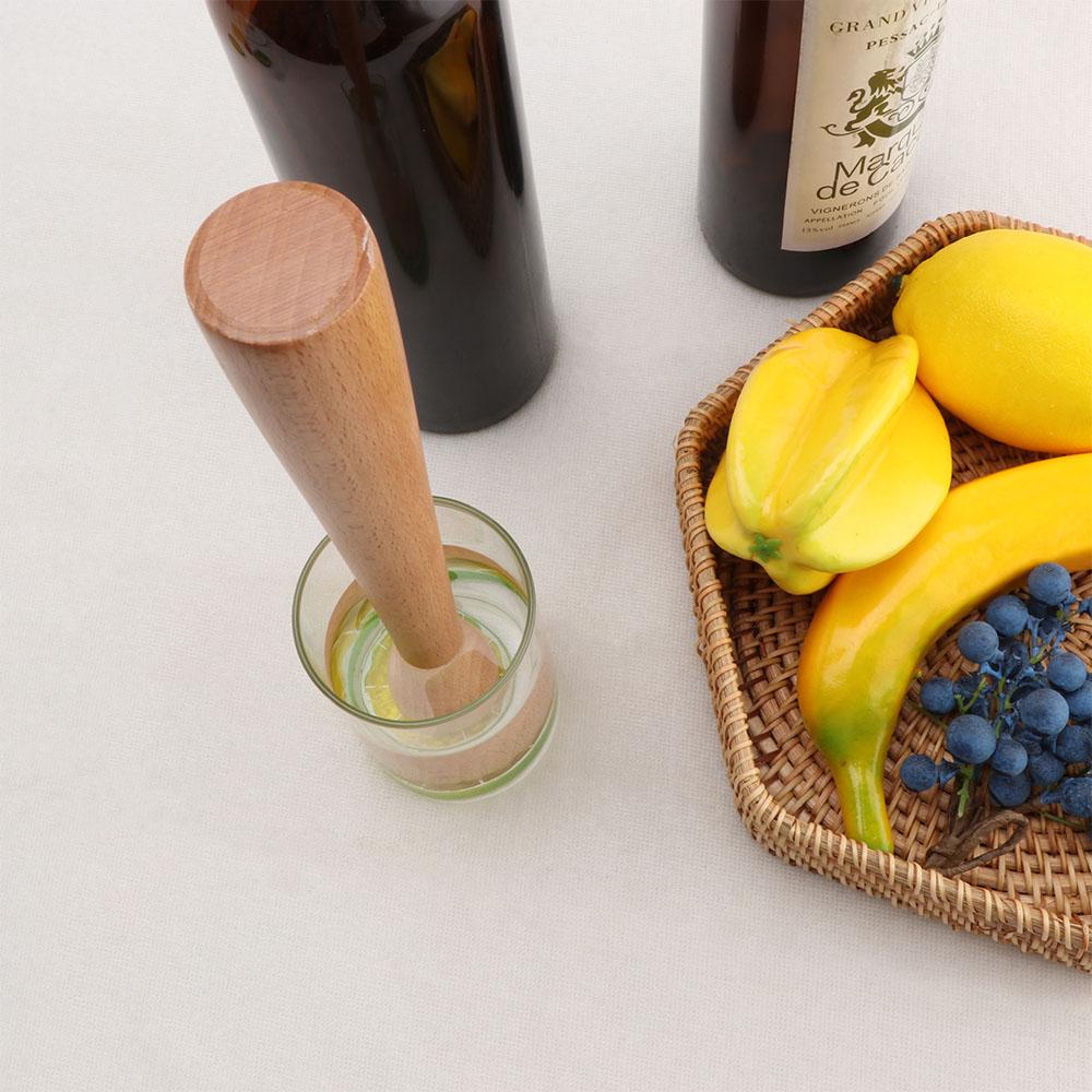 Hammer Bar Tool Mixer Cocktail Wooden Muddler Masher Stirrer Ice Crusher