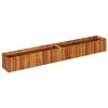 VidaXL Raised Garden Bed 200x30x25 Cm Solid Acacia Wood