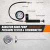 Car Radiator Leak Tool, Radiator Coolant Pressure Tester Vacuum Replenishment Tool, Leak Test & Pneumatic Purge Fill Kit
