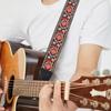 Adjustable Guitar Strap  Acoustic Guitar Shoulder Belt Strap with Leather Ends Stringed Instrument Accessories
