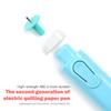 Electric Origami Paper Quilling Tool DIY Handmade Roll Paper Slotted Needle Tool Paper Craft Paper Quilling Pen