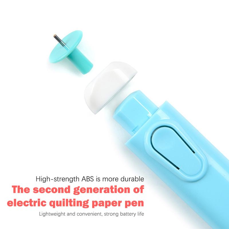 Electric Origami Paper Quilling Tool DIY Handmade Roll Paper Slotted Needle Tool Paper Craft Paper Quilling Pen