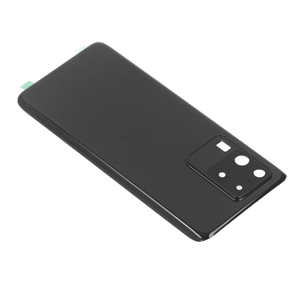 Back Glass Cover Housing Door Replacement for Galaxy S20 Ultra 5G with Pre Installed Camera Lens