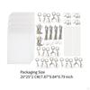20Pcs Heat Shrinkable Sheet Materials Shrink Film Papers Kit Accessories Handcraft DIY Supplies