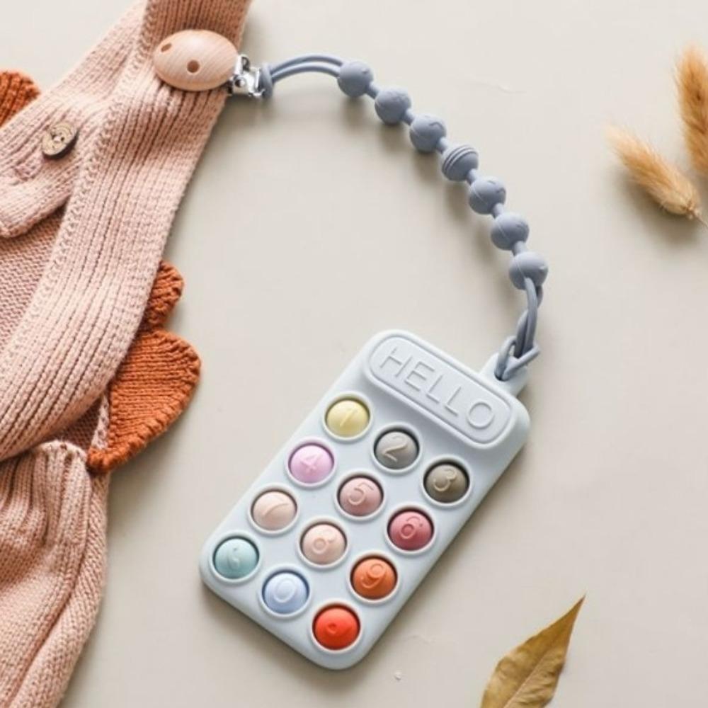 Simulation Baby Teether Toy Silicone Baby Soothing Teether New Early Educational Toy  Kids Gifts