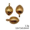 Flower Bud Charms Mini Floral Pendant Alloy Metal Leaf Findings Elegant Plant Jewelry Making Supplies For