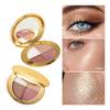 Danchel Four-Color Eye & Cheek Palette: Fine, Adherent, Long-Lasting, Pigmented, Easy To Apply, Natural Brightening, Lightweight.