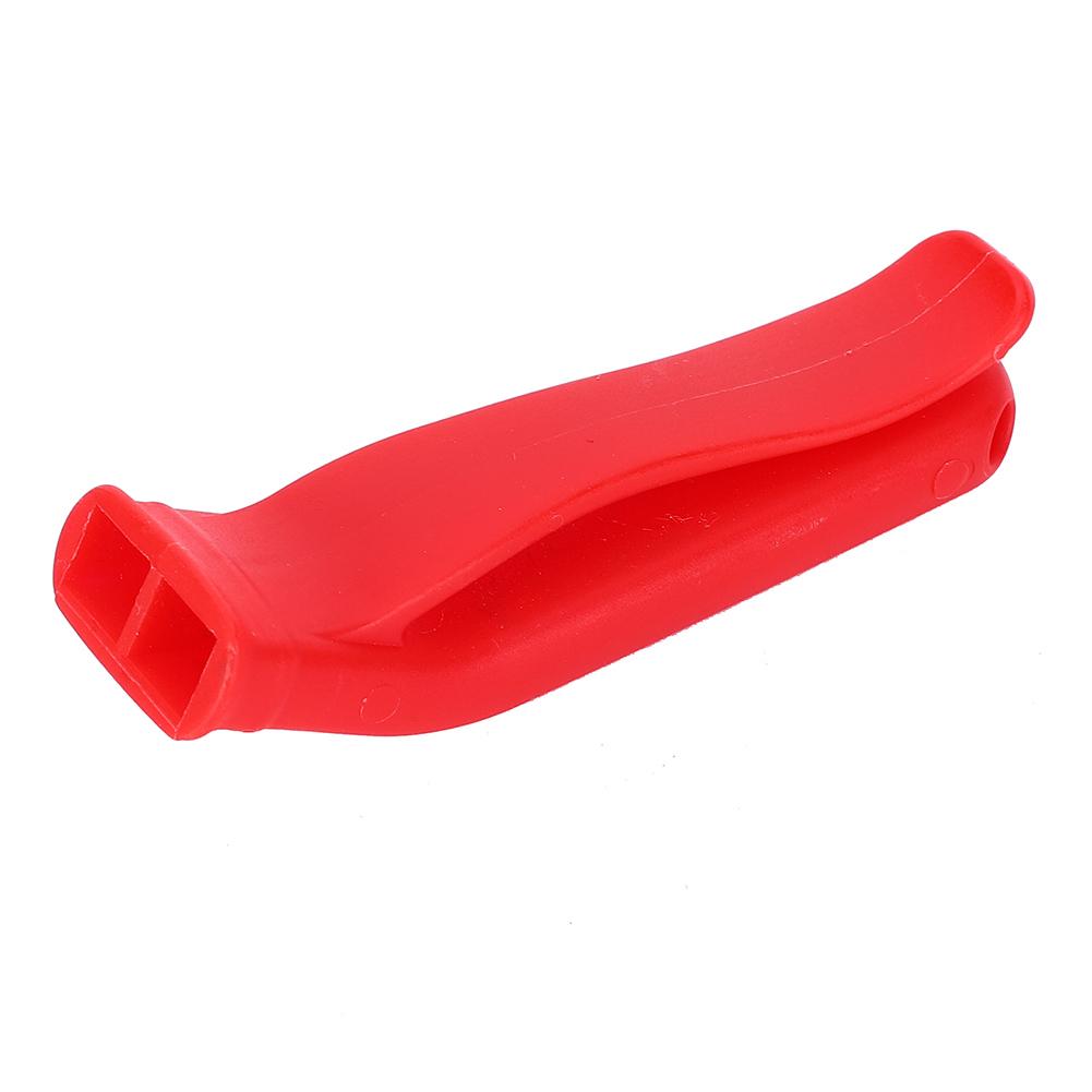 8PCS Plastic Bright Red Lightweight Life Vest Dual Frequency Outdoor Survival Rescue Emergency Long