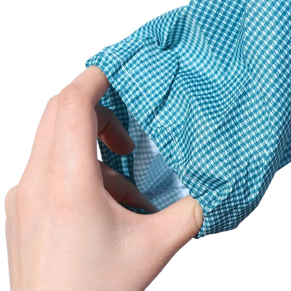 Anti-Dust Kitchen Apron Waterproof Cooking  Cover Clothing Long Sleeves Cooking Apron  Baking
