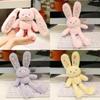 Ear Trend Pull Bunny Plush Toy Stretchable Ears Decorative Keyring Gift Festival